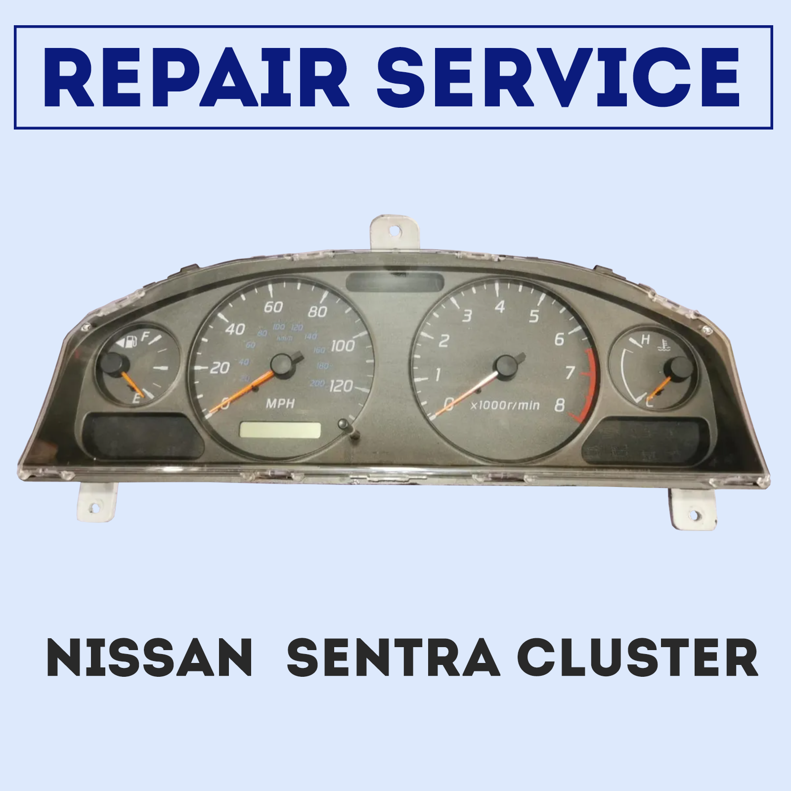 REPAIR SERVICE FOR 2001-2006 NISSAN SENTRA INSTRUMENT CLUSTER